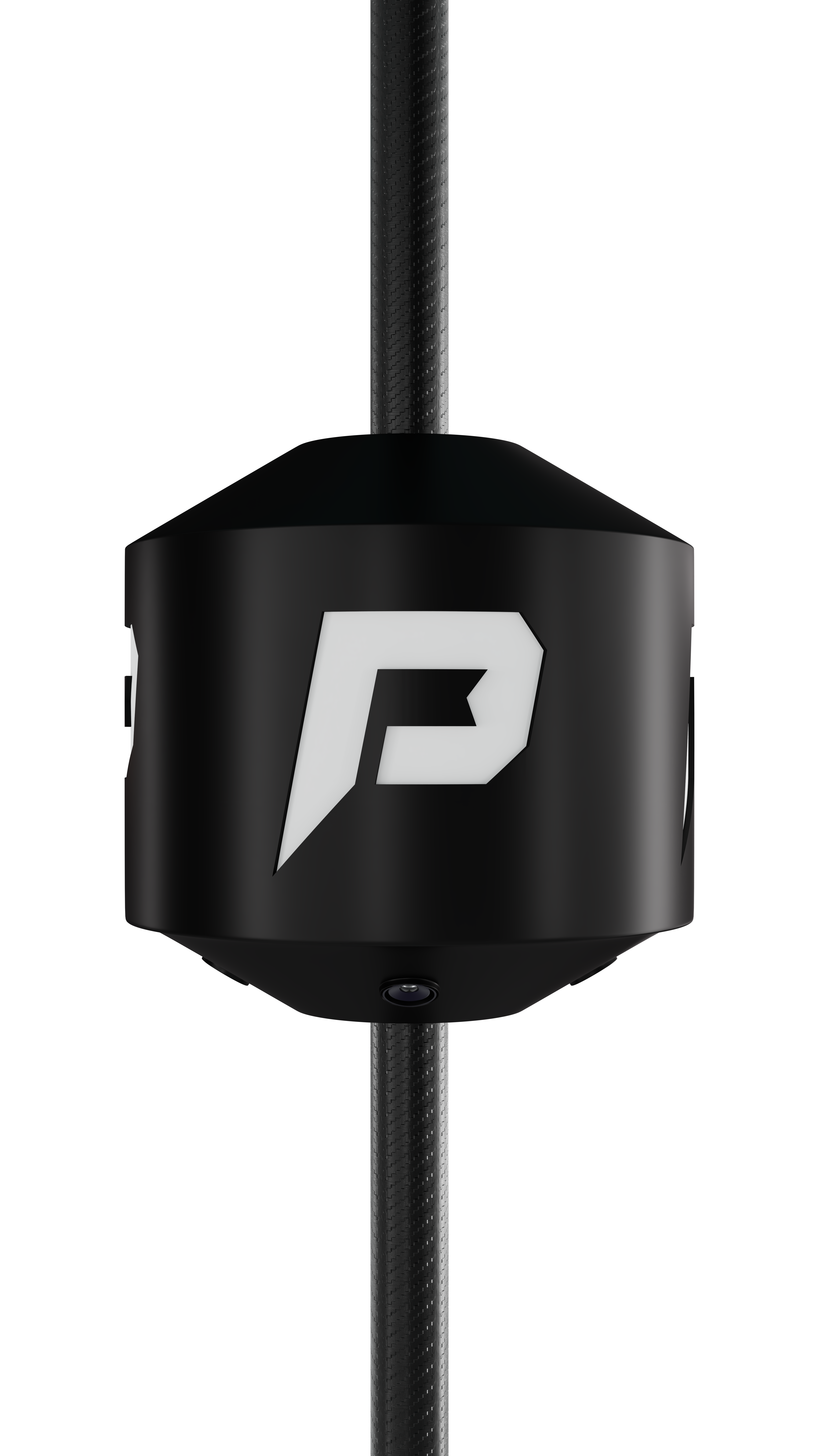PRXY device mounted on a flagstick